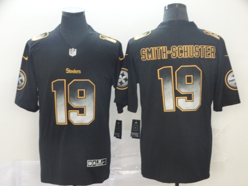 Men's Pittsburgh Steelers #19 JuJu Smith-Schuster Black Jersey